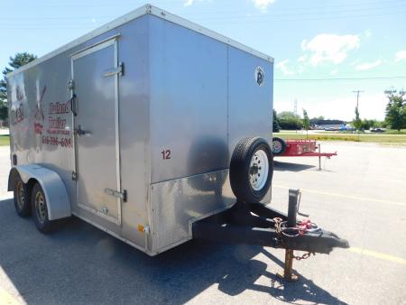 Used 2020 Darkhorse Cargo DHF 7x14 TA35 Cargo / Enclosed Trailer
