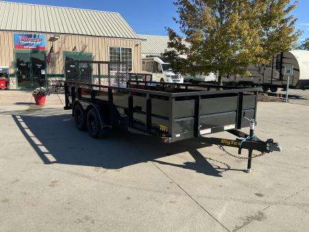 New 2027 Big Tex 70TV-7x16BK2B Utility Trailer