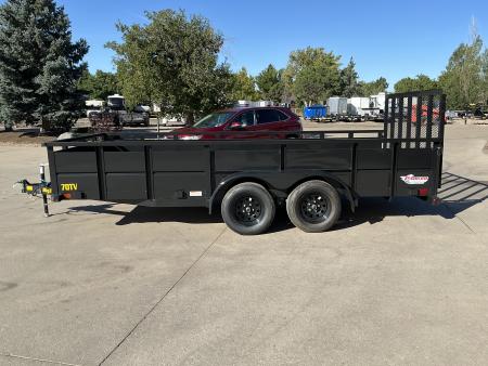 New 2027 Big Tex 70TV-7x16BK2B Utility Trailer