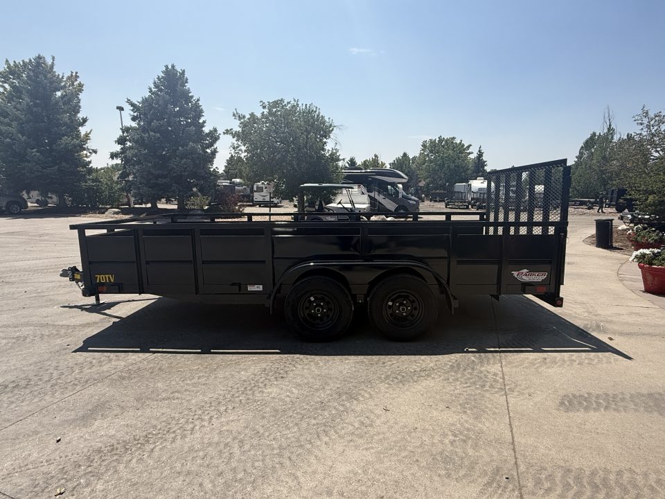 New 2027 Big Tex 70TV-7x16BK2B Utility Trailer