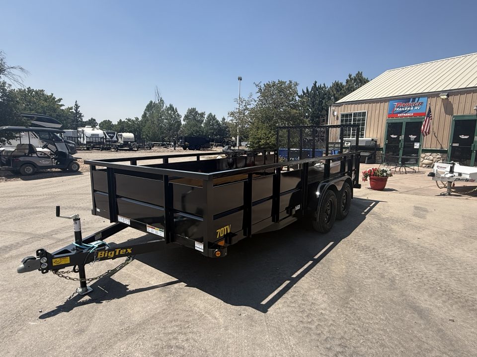New 2027 Big Tex 70TV-7x16BK2B Utility Trailer