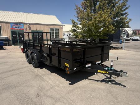 New 2027 Big Tex 70TV-7x16BK2B Utility Trailer