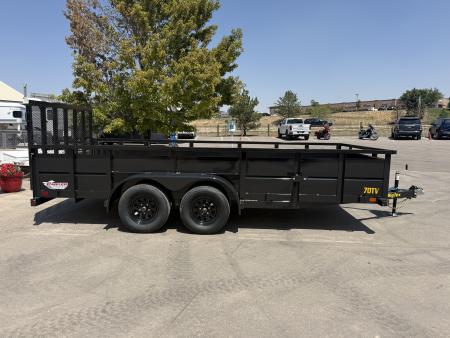 New 2027 Big Tex 70TV-7x16BK2B Utility Trailer