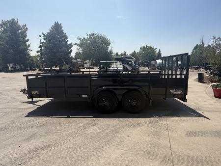 New 2027 Big Tex 70TV-7x16BK2B Utility Trailer