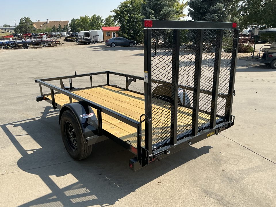 New 2027 Big Tex 30SA-5x10R1A-4PBK Utility Trailer
