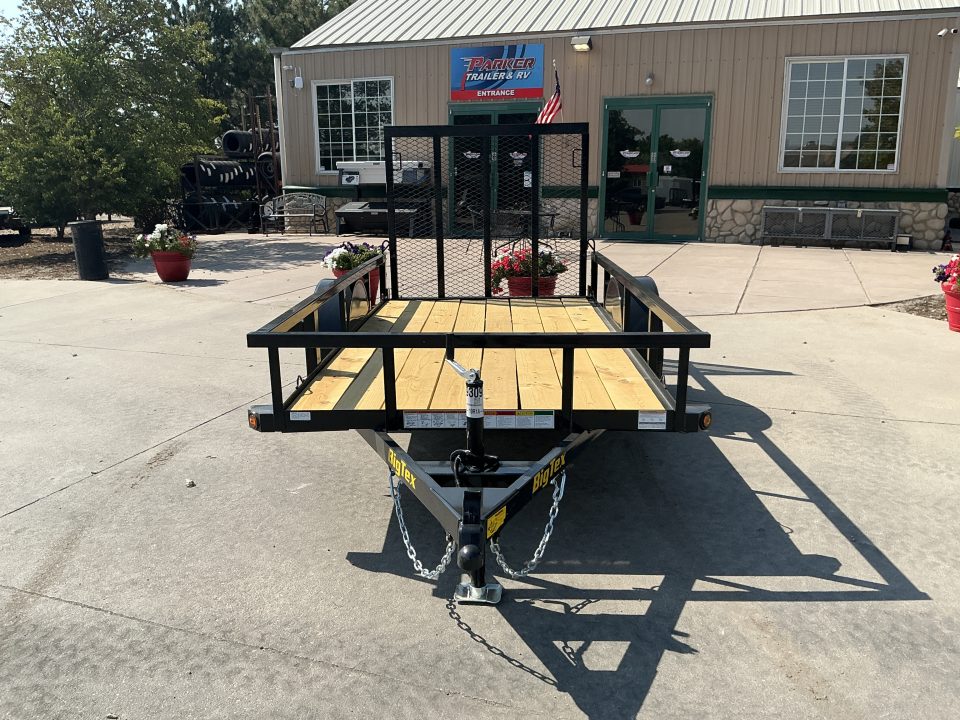 New 2027 Big Tex 30SA-5x10R1A-4PBK Utility Trailer