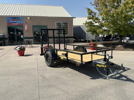 New 2027 Big Tex 30SA-5x10R1A-4PBK Utility Trailer