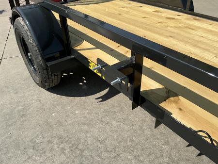 New 2027 Big Tex 30SA-5x10R1A-4PBK Utility Trailer