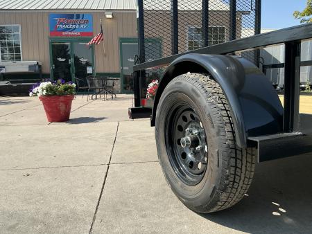 New 2027 Big Tex 30SA-5x10R1A-4PBK Utility Trailer