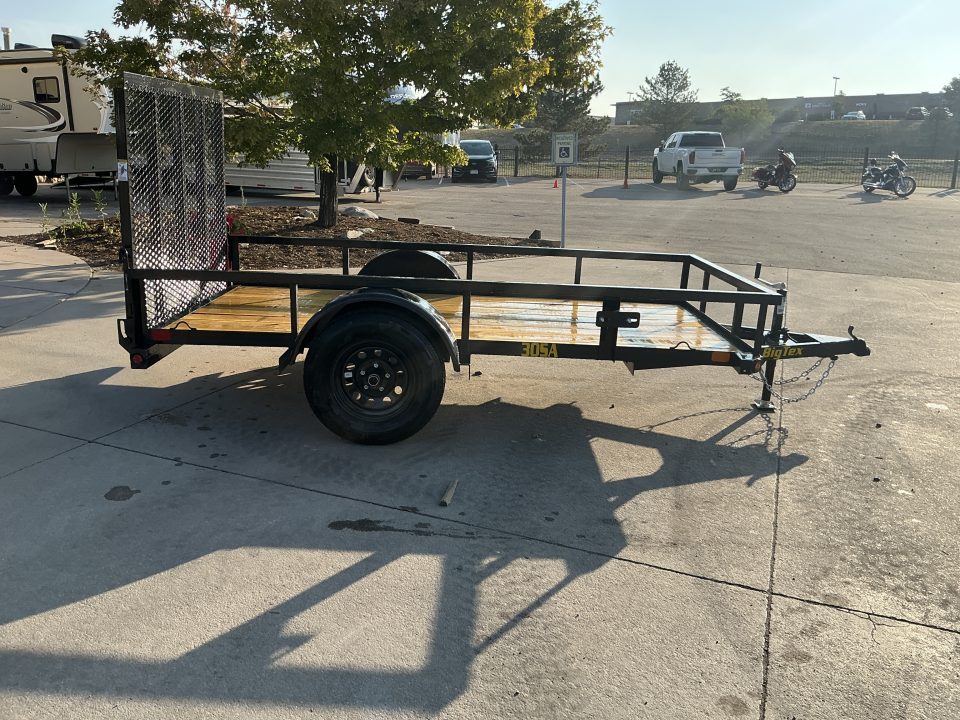 New 2027 Big Tex 30SA-5x10R1A-4PBK Utility Trailer
