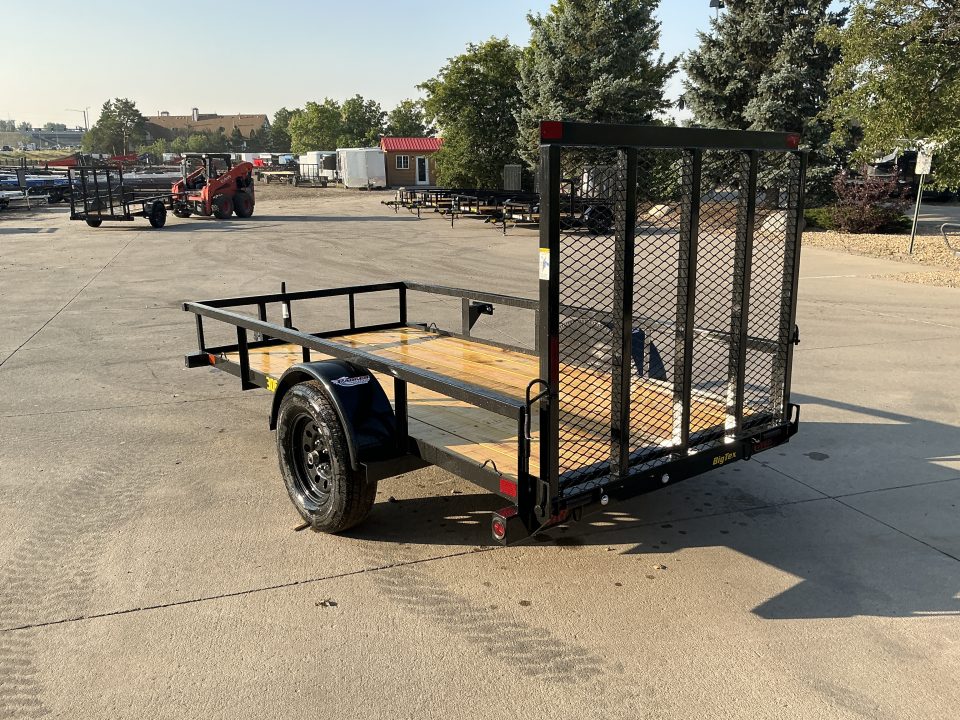 New 2027 Big Tex 30SA-5x10R1A-4PBK Utility Trailer