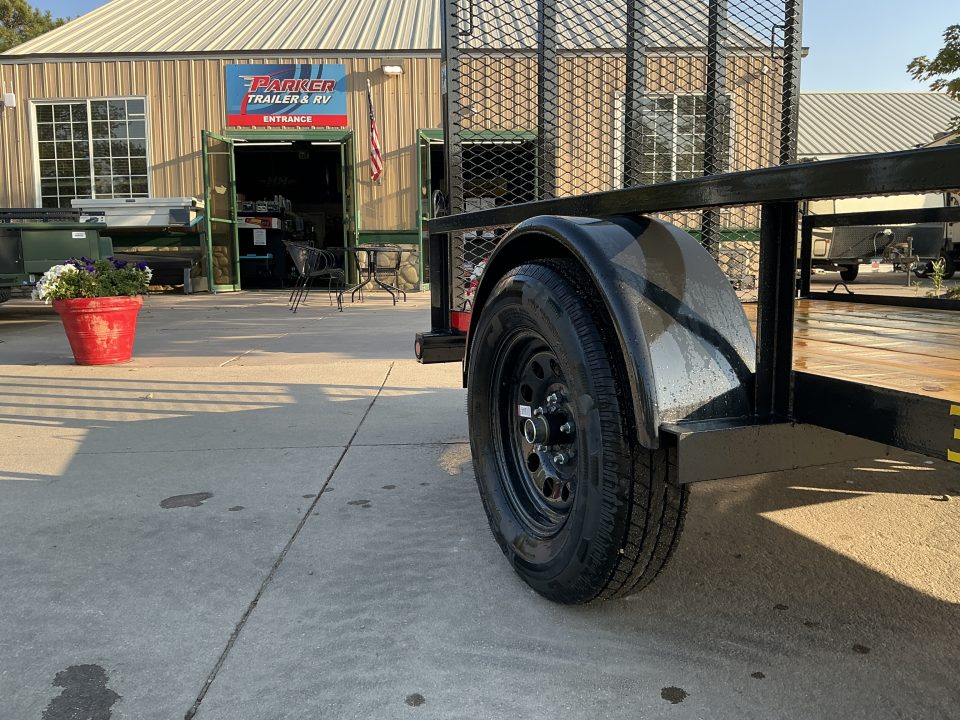 New 2027 Big Tex 30SA-5x10R1A-4PBK Utility Trailer