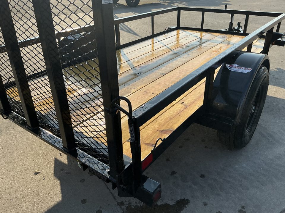 New 2027 Big Tex 30SA-5x10R1A-4PBK Utility Trailer