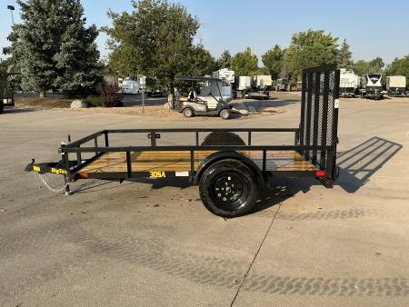 New 2027 Big Tex 30SA-5x10R1A-4PBK Utility Trailer
