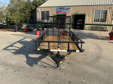New 2027 Big Tex 30SA-5x10R1A-4PBK Utility Trailer