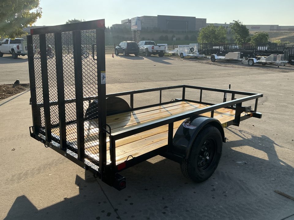 New 2027 Big Tex 30SA-5x10R1A-4PBK Utility Trailer