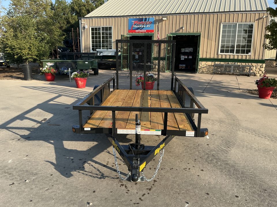 New 2027 Big Tex 30SA-5x10R1A-4PBK Utility Trailer