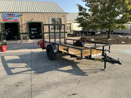 New 2027 Big Tex 30SA-5x10R1A-4PBK Utility Trailer