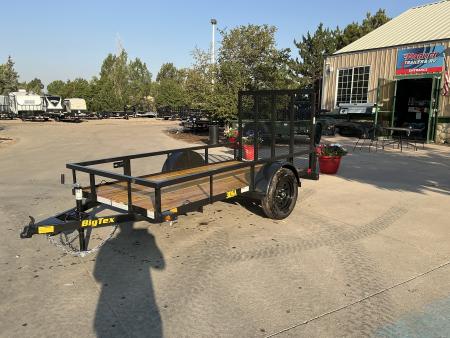 New 2027 Big Tex 30SA-5x10R1A-4PBK Utility Trailer