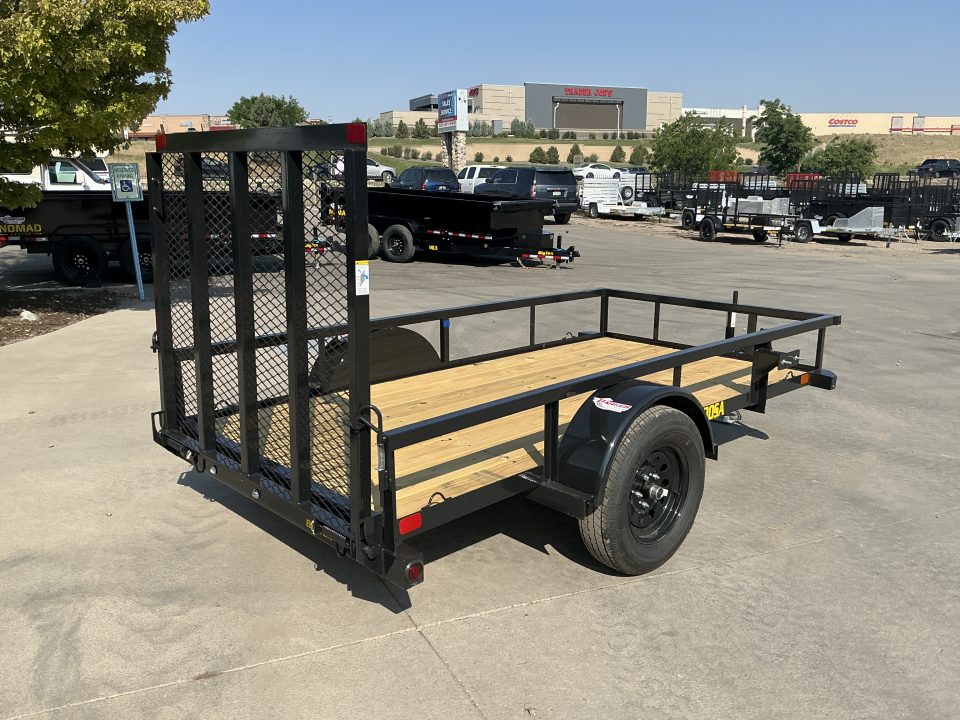 New 2027 Big Tex 30SA-5x10R1A-4PBK Utility Trailer