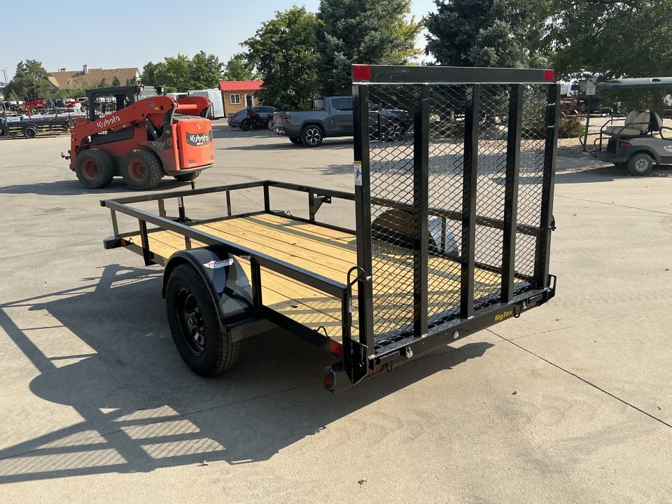 New 2027 Big Tex 30SA-5x10R1A-4PBK Utility Trailer