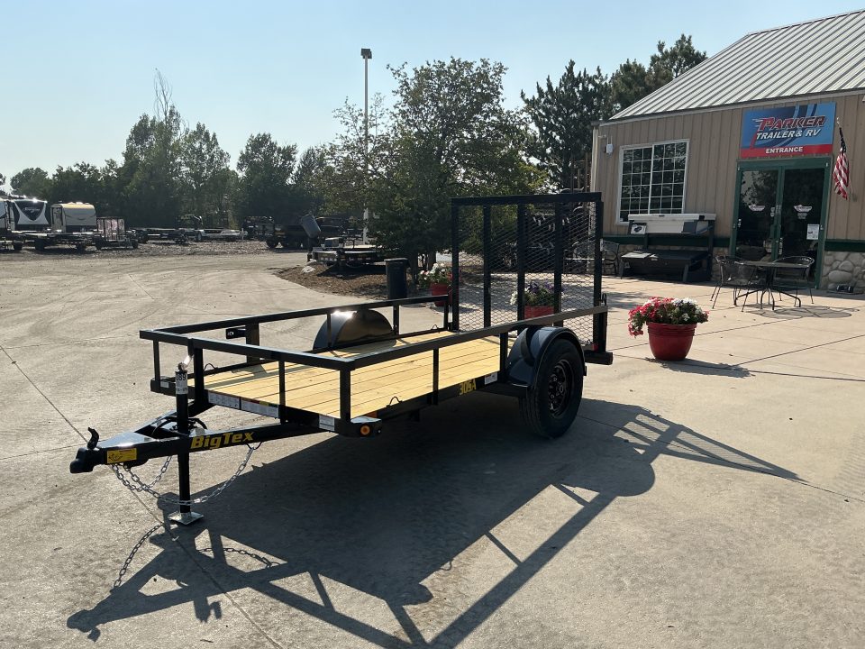 New 2027 Big Tex 30SA-5x10R1A-4PBK Utility Trailer