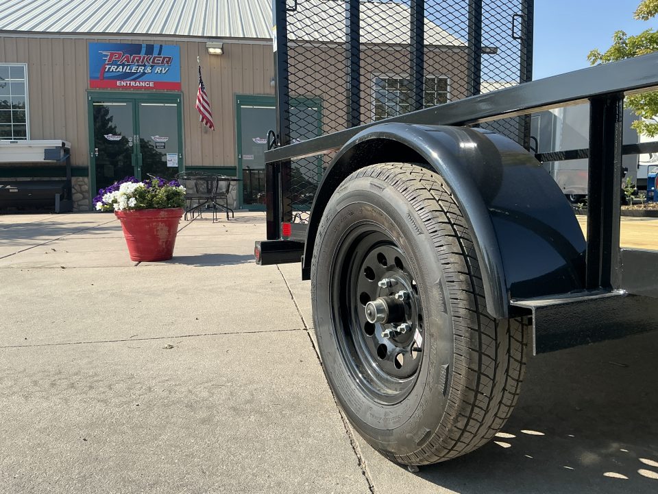 New 2027 Big Tex 30SA-5x10R1A-4PBK Utility Trailer
