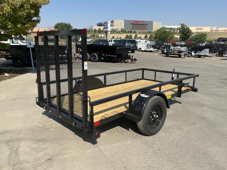 New 2027 Big Tex 30SA-5x10R1A-4PBK Utility Trailer