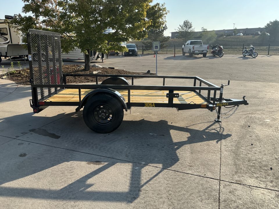 New 2027 Big Tex 30SA-5x10R1A-4PBK Utility Trailer