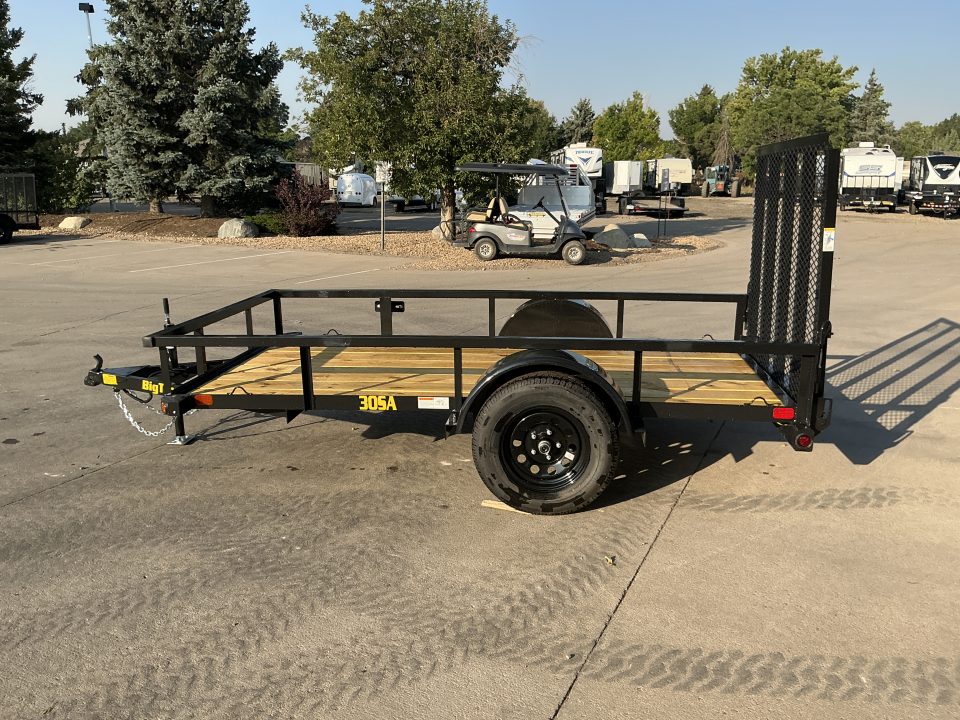 New 2027 Big Tex 30SA-5x10R1A-4PBK Utility Trailer