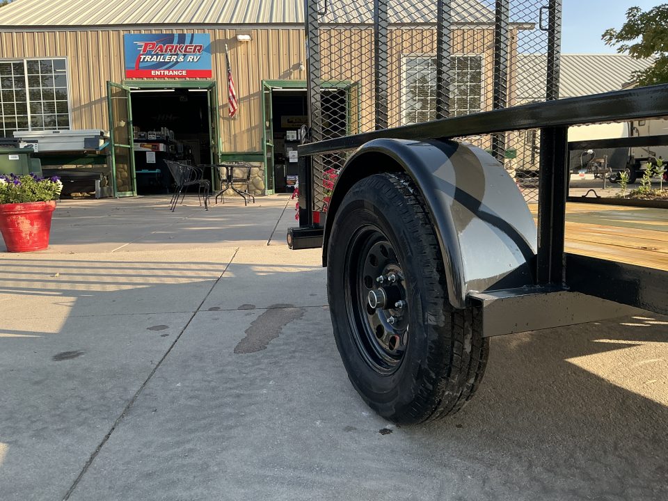 New 2027 Big Tex 30SA-5x10R1A-4PBK Utility Trailer