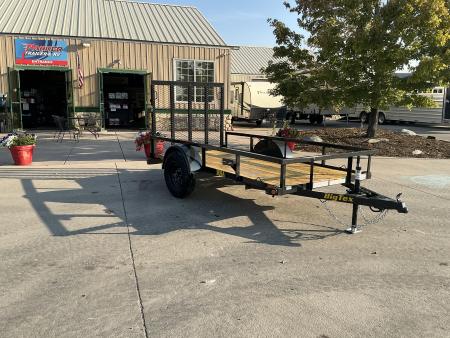 New 2027 Big Tex 30SA-5x10R1A-4PBK Utility Trailer