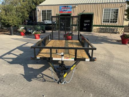 New 2027 Big Tex 30SA-5x10R1A-4PBK Utility Trailer