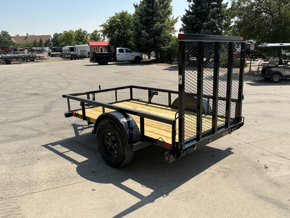 New 2027 Big Tex 30SA-5x8R1A-4PBK Utility Trailer