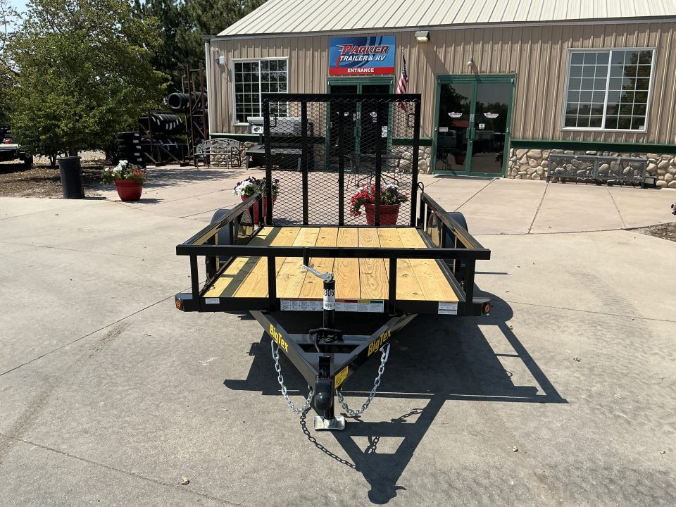 New 2027 Big Tex 30SA-5x8R1A-4PBK Utility Trailer