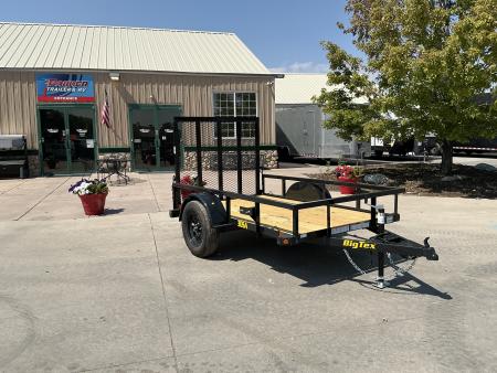 New 2027 Big Tex 30SA-5x8R1A-4PBK Utility Trailer