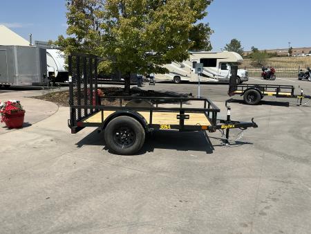 New 2027 Big Tex 30SA-5x8R1A-4PBK Utility Trailer