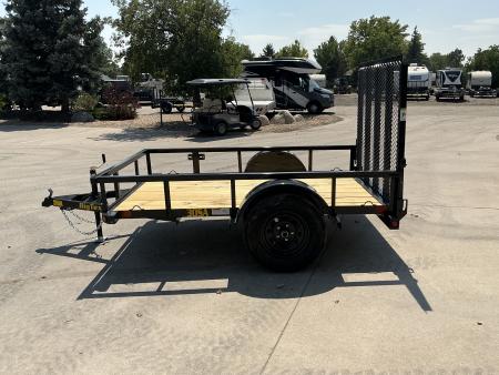 New 2027 Big Tex 30SA-5x8R1A-4PBK Utility Trailer