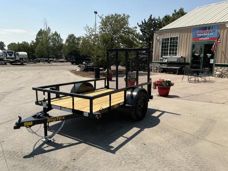 New 2027 Big Tex 30SA-5x8R1A-4PBK Utility Trailer