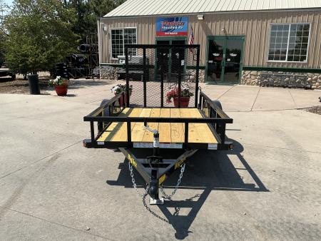 New 2027 Big Tex 30SA-5x8R1A-4PBK Utility Trailer