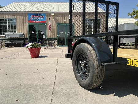 New 2027 Big Tex 30SA-5x8R1A-4PBK Utility Trailer