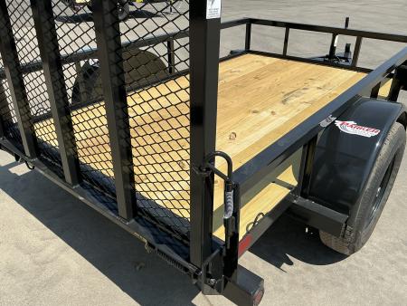 New 2027 Big Tex 30SA-5x8R1A-4PBK Utility Trailer