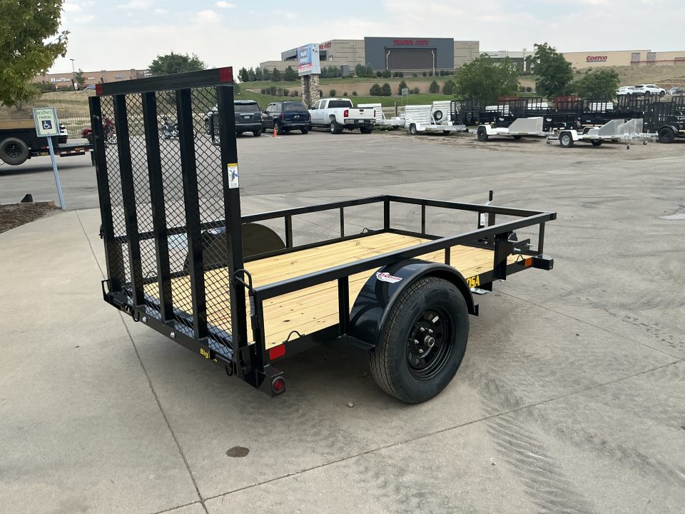 New 2027 Big Tex 30SA-5x8R1A-4PBK Utility Trailer