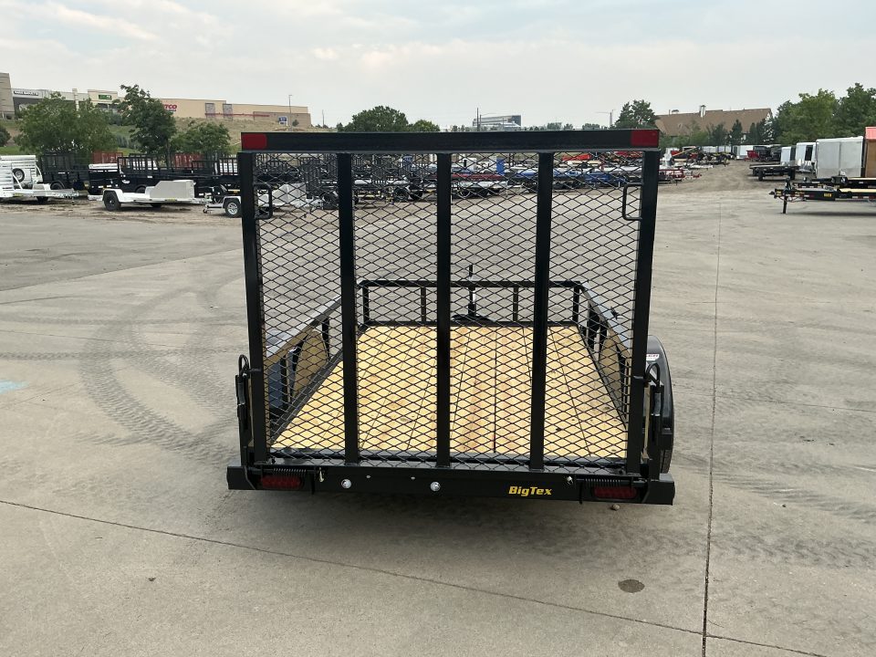 New 2027 Big Tex 30SA-5x8R1A-4PBK Utility Trailer