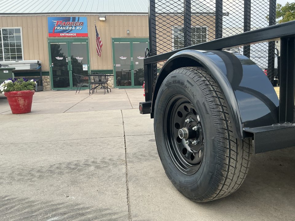 New 2027 Big Tex 30SA-5x8R1A-4PBK Utility Trailer