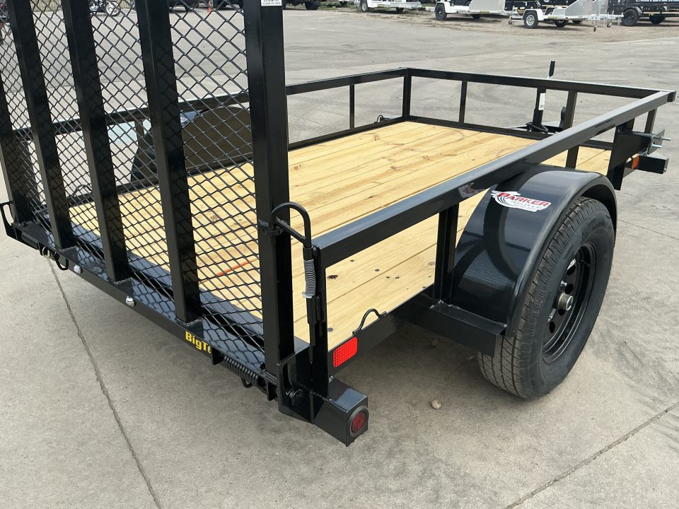 New 2027 Big Tex 30SA-5x8R1A-4PBK Utility Trailer