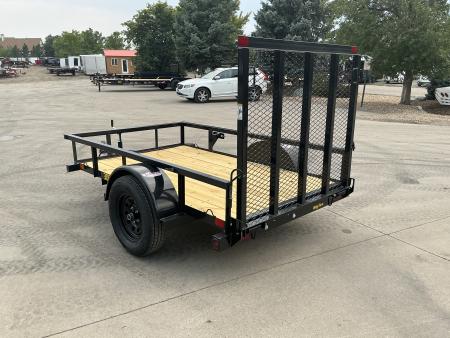 New 2027 Big Tex 30SA-5x8R1A-4PBK Utility Trailer