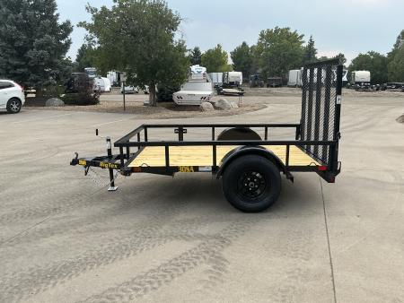 New 2027 Big Tex 30SA-5x8R1A-4PBK Utility Trailer