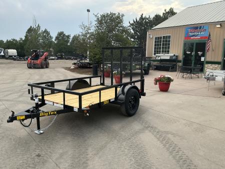New 2027 Big Tex 30SA-5x8R1A-4PBK Utility Trailer