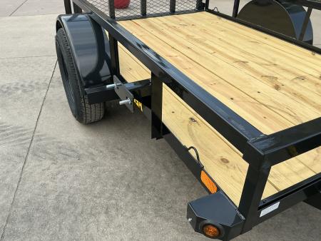 New 2027 Big Tex 30SA-5x8R1A-4PBK Utility Trailer